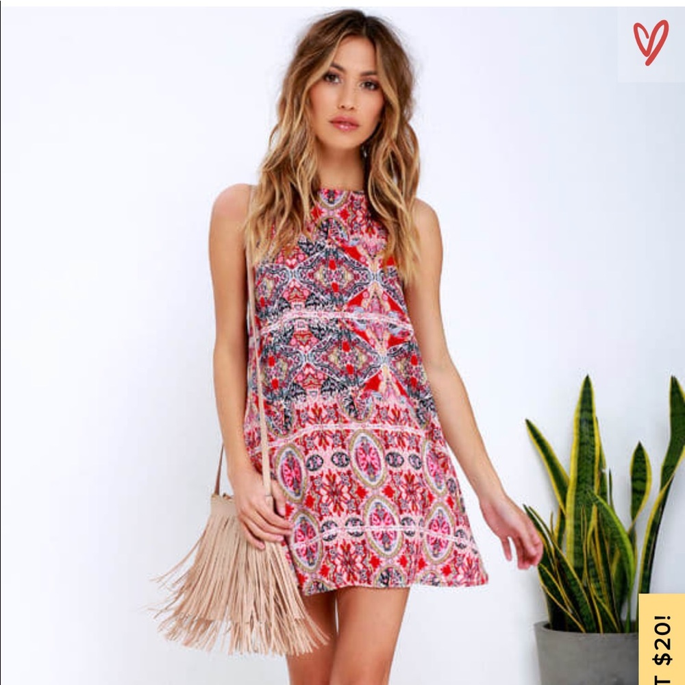 Lulu’s print swing dress